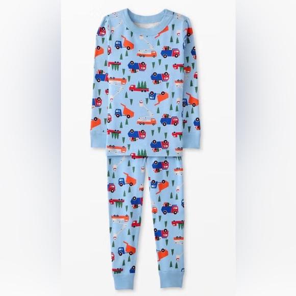 Hanna Andersson Other - NWT Hanna Andersson Snow Crew on Powder Blue Christmas Pajamas size 8